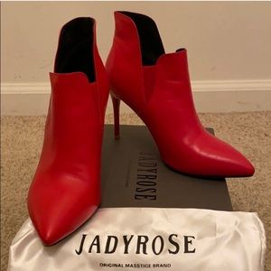 Jady Rose Elastic Pumps in Red